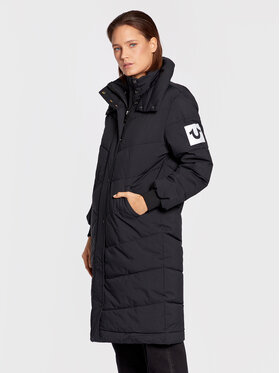 True Religion True Religion Pehelykabát Double Collar 204676 Fekete Regular Fit