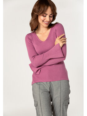 QUIOSQUE QUIOSQUE Sweter 6TR001 Różowy Regular Fit
