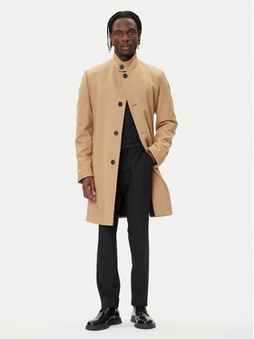 HUGO HUGO Cappotto di lana Mintrax2541 50546551 Beige Regular Fit