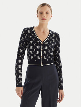 Fracomina Fracomina Cardigan FR25WT8036K414F8 Bleumarin Regular Fit