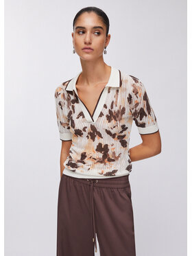 Liu Jo Liu Jo T-Shirt TA6286MA64RL9045 Fioletowy Regular Fit