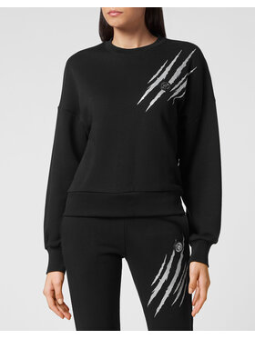 Plein Sport Plein Sport Longsleeve 21559 Czarny Regular Fit