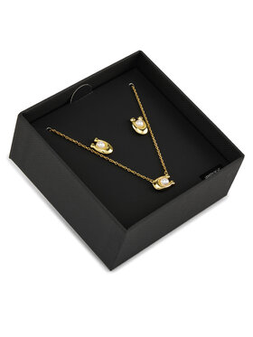 Coach Coach Schmuckset Halskette und Ohrringe 37473741GLD107 Goldfarben