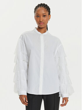 TWINSET TWINSET Koszula 241TP2140 Biały Loose Fit