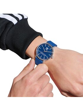 Adidas Originals Sat Code One Watch AOSY23022 Srebrna