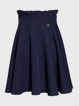 SLY SLY Spódnica 3S-301B Granatowy Comfortable Fit