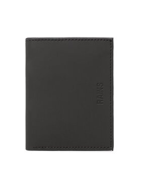 Rains Rains Portafoglio grande da uomo Folded Wallet 16020 Nero