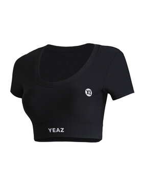 Yeaz Yeaz T-Shirt CLUB LEVEL T-Shirt Czarny Slim Fit