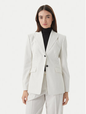 HUGO HUGO Сако Asmalla 50561472 Бял Regular Fit