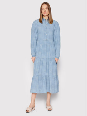 PINKO Pinko Marškinių tipo suknelė Distratta 1J10UV Y85P Žydra Regular Fit