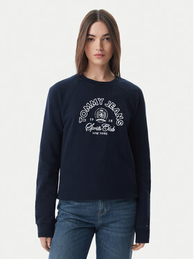 Tommy Jeans Tommy Jeans Džemperis ar kapuci Heritage Logo DW0DW22821 Tumši zils Regular Fit
