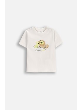 Coccodrillo Coccodrillo T-Shirt WC6143201IBN-003 Kremowy Regular Fit