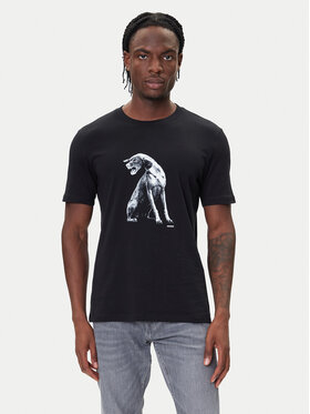 HUGO HUGO Tricou Didug 50548557 Negru Regular Fit
