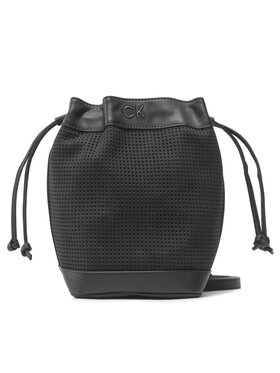 Calvin Klein Calvin Klein Torbica Re-Lock Drawstring Bag Sm Perf K60K610636 Crna