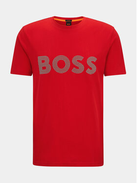 Boss Majica TeeBOSSRete 50495719 Rdeča Regular Fit