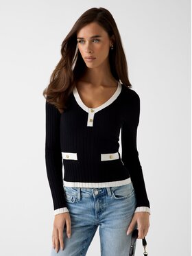 Guess Guess Пуловер 180588 Черен Classic Fit