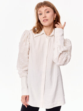 MANDRAGORA MANDRAGORA Camicia Madden Écru Straight Fit