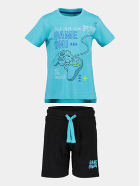 Blue Seven Blue Seven Σετ T-Shirt και σορτς 826027 X Μπλε Regular Fit
