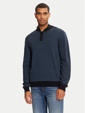 Pierre Cardin Pierre Cardin Sweter C5 51052/000/5069 Granatowy Regular Fit