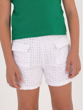 Mayoral Mayoral Pantaloncini di tessuto 6237 Bianco