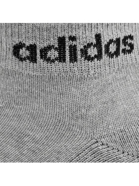 Adidas Unisex Niske čarape Linear Ankle Socks Cushioned Socks 3 Pairs IC1304 Siva