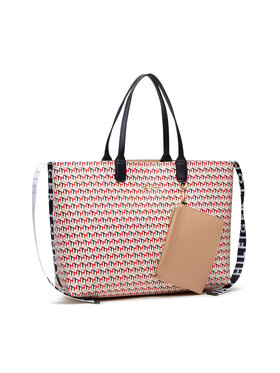 Tommy Hilfiger Tommy Hilfiger Borsetta Iconic Tommy Tote Mono Corp AW0AW11327 Multicolore