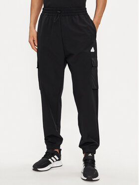 adidas adidas Donji dio trenerke City Escape IR5179 Crna Regular Fit