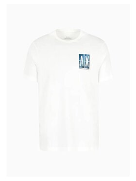 Armani Exchange Armani Exchange T-Shirt T-SHIRT Bílá Slim Fit
