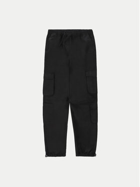Coccodrillo Coccodrillo Kalhoty z materiálu WC4119101CEJ Černá Regular Fit