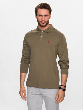 Guess Guess Поло Oliver M3YP36 KBL51 Зелений Regular Fit