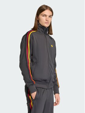 adidas adidas Bluza FIREBIRD Czarny Loose Fit