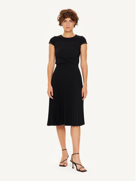 KMX KMX Sukienka koktajlowa 922820007 Czarny Flare Fit