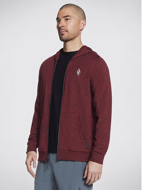 Skechers Skechers Veste de mi-saison Knits Ultra Go Full Zip Hoodie JA26 Rouge Regular Fit