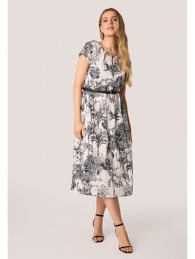 QUIOSQUE QUIOSQUE Sukienka codzienna Quiosque 4UB009258 Beżowy Regular Fit