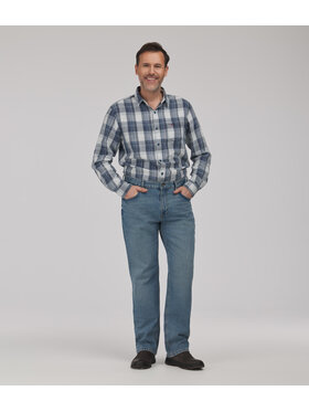 Lee Cooper Lee Cooper Jeansy SMITH Niebieski Relaxed Fit