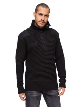 Brandit Brandit Sweter 5027.2 Czarny Regular Fit