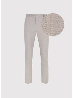 Pako Lorente Pako Lorente Spodnie garniturowe P25SF-6G-030 Beżowy Slim Fit