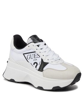 Guess Guess Sneakersy Calebb4 FLPCB4 FAB12 Biela