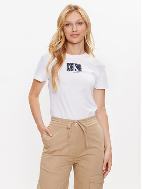 Calvin Klein Jeans Calvin Klein Jeans T-shirt J20J221631 Blanc Regular Fit