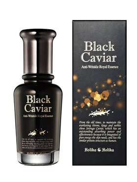 Holika Holika Holika Holika Black Caviar Anti-Wrinkle Royal Essence Przeciwzmarszczkowa Kremowa Esencja Z Czarnym Kawiorem Serum