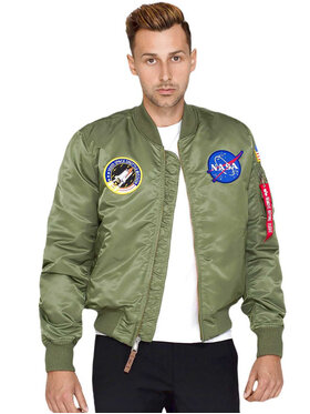 Alpha Industries Alpha Industries Kurtka bomber AI.166107-01-XS Zielony Regular Fit