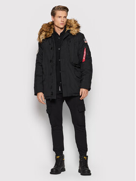 Alpha Industries Zimska Jakna 123144 Crna Regular Fit