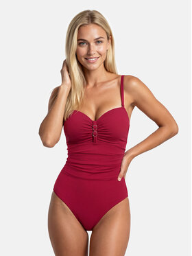 Miss Lou Miss Lou Costume da bagno J-ML033 Bordeaux
