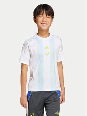 adidas adidas Тишърт Messi Training JI5460 Бял Regular Fit