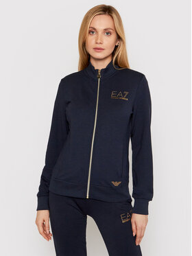 EA7 Emporio Armani EA7 Emporio Armani Mikina 8NTM43 TJ9RZ 1554 Tmavomodrá Regular Fit