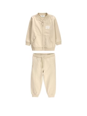 Coccodrillo Coccodrillo Tepláková souprava ZC6117301MBN-002 Béžová Regular Fit