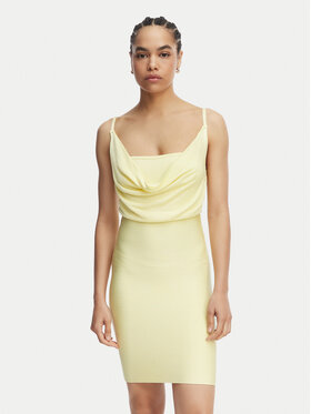 Guess Guess Coctailkleid W6GK83 Z0686 Gelb Slim Fit