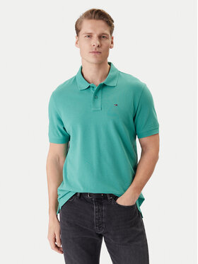 Tommy Jeans Tommy Jeans Tricou polo DM0DM22711 Verde Regular Fit