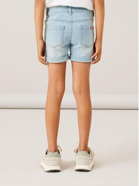 NAME IT NAME IT Дънкови шорти 13212184 Светлосин Slim Fit