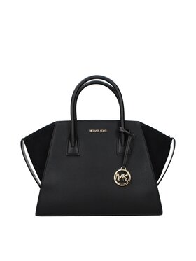 Michael Kors Michael Kors Torebka Black Leather Hand Czarny